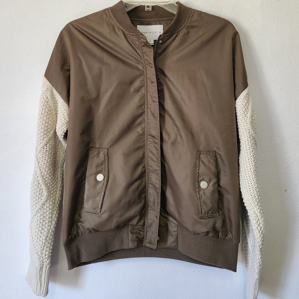 Paper Crane/ Zip Front Jacket - image 1